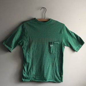 Vintage Hang Ten green and white crew neck tee
